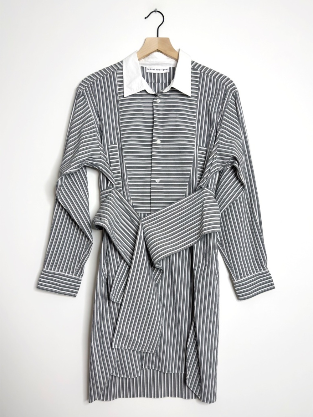 Robert Rodriguez Striped Shirt Dress